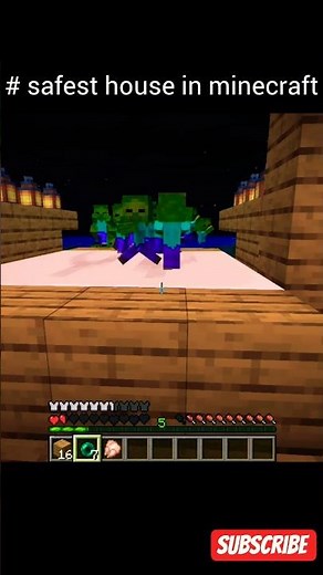 "safest house in minecraft" #minecraft #trending #shorts #gameplay #video