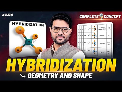 Complete Hybridization Concept for NEET 2026🔥 Geometry & Molecular Shape | Rohit Saini Sir