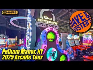 Dave & Buster's (Pelham Manor NY), December 2025 arcade tour, new 4K full walkthrough