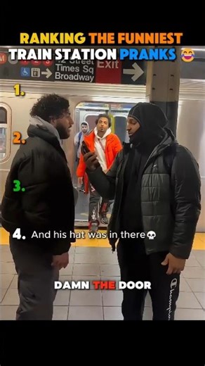 Ranking the Funniest Train Station Pranks 😂