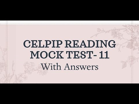 Celpip Reading Practice Test 11| Celpip Reading Practice Test With Answers - 2025