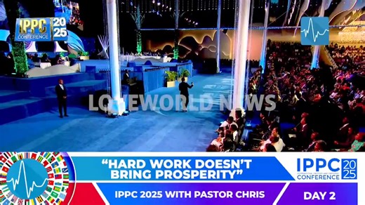 #IPPC2025 HARDWORK DOESN'T BRING PROSPERITY - PASTOR CHRIS Follow us Christ Embassy #christembassy #pastorchris | Christ Embassy