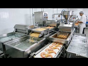 Breaded shrimp processing line, breaded shrimp production line