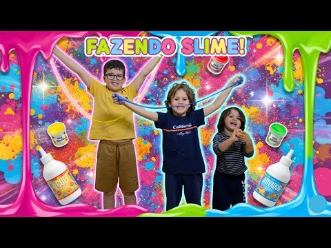 FAZENDO SLIME PELA PRIMEIRA VEZ! 😱✨