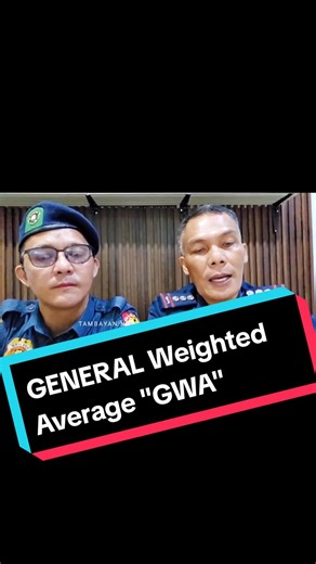 Paliwanag at Calculation ng General Weighted Average sa PNP Recruitment