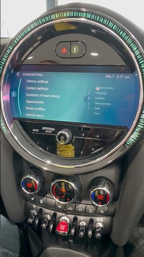 Setting the Clock on a MINI Cooper