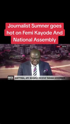 Don't take fani Kayode criticism serious and if APC is not careful people will fight back -Sumner Sambo