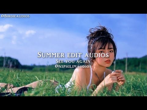Summer edit audios because it just ended + Timestamps included