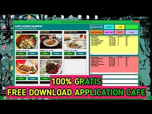 APLIKASI KASIR CAFE GRATIS FULL | FULL FREE CAFE Cashier APP