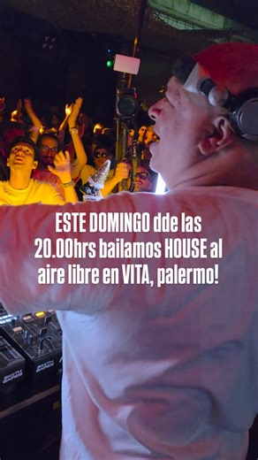 Aldo Haydar | HOUSE MUSIC & CLASSICS 🏠❤️ Este DOMINGO 11 , desde las 20.00hrs nos encontramos para bailar al aire libre en la terraza de @vitabapalermo... | Instagram