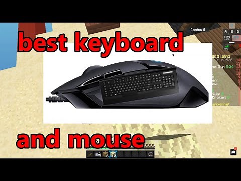 Minecraft hypixel bedwars Best keyboard and mouse setup