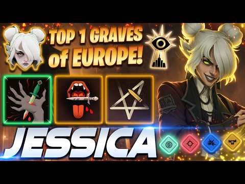 Jessica TOP 1 Graves of EUROPE! - Deadlock Pro Gameplay & Guides [Watch & Learn]