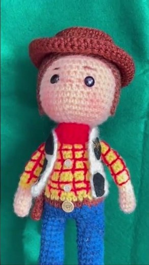 Woody from Toy Story complete tutorial at LA CASITA DE PUCHIS (amigurumi)