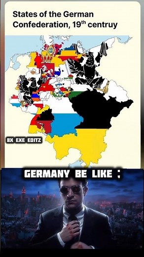 States of the German Confederation, 19th century 🌍🔥#shorts #geography #countries