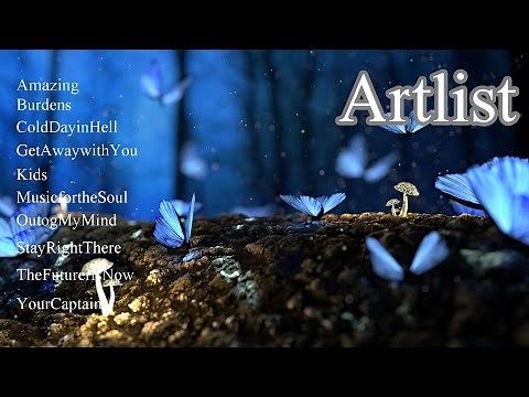 【Artlist #01】著作権フリー YouTubeやVlog 作業用ＢＧＭで使えるカッコイイオシャレな洋楽。