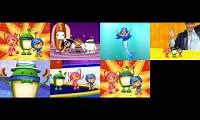 Mix of 8 videos from youtube : 7 Team Umizoomi Crazy Shake Songs Played at Once