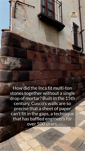 Cusco's mortarless stonework defies explanation. How did ancient builders achieve such seamless, gravity-defying structures? The mortarless construction in Cusco, known as dry-stone or ashlar masonry, is a marvel of Inca engineering from the 15th century. Scholars now believe these incredible fits weren't achieved with lost technology but with simple tools and immense patience. Using hammerstones and pry-bars, builders would slowly grind and fit each stone into place through trial and error. Thi