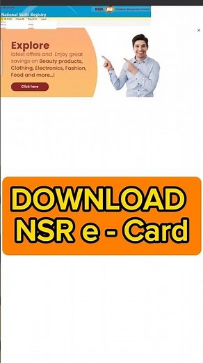 How To Download NSR E Card | Download NSR E Card. #tcs #ytshorts #viralvideo