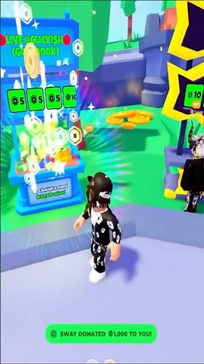 Getting Donated 1k in pls donate #hazem #plsdonate #robux #live