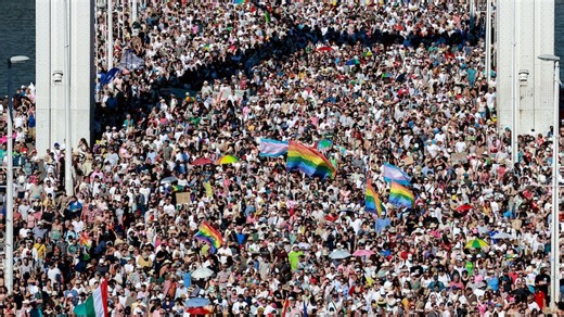 Budapest LGBTQIA+ march swells into massive anti-government demonstration