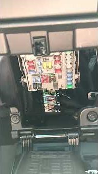 Interior Fuse Box Location in a Chevy Impala