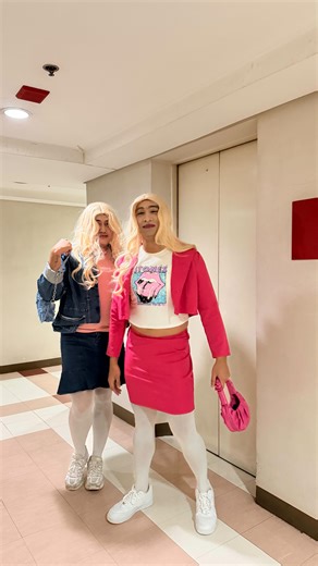 Aennon Tabungar on Instagram: "Name an iconic duo? 💁🏼‍♀️💁🏼‍♀️ #whitechicks #halloween"