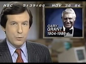Cary Grant: News Report of His Death - November - November 29, 1986