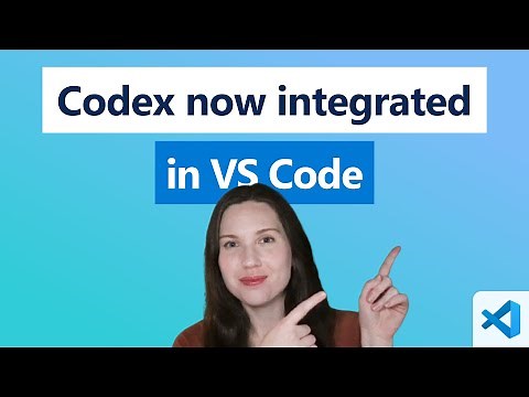 OpenAI Codex Integrated in VS Code