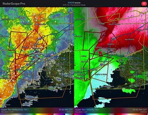 13K views · 94 reactions | 1040pm Radar Update - Multiple tornado warned storms moving into Mobile County. SEEK SHELTER IF IN THE PATH OF ANY OF THESE STORMS! | US National Weather Service Mobile Alabama | Facebook
