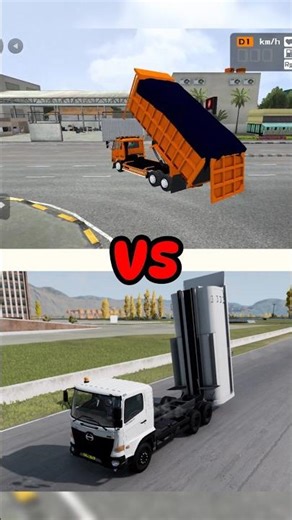 BUANG BEBAN DI BASSUD VS BEAMNG 🗿#ets2 #truk #bus