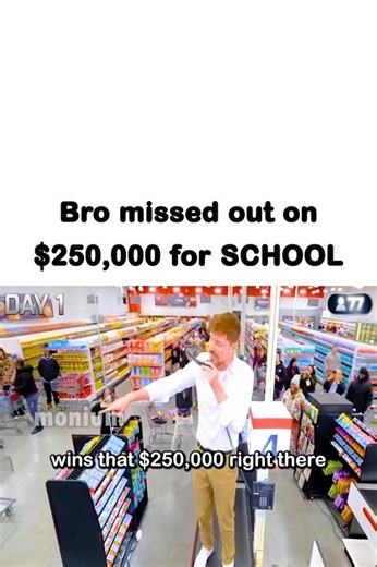 "He has to go to school" 😭💔