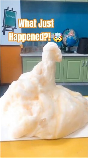 Elephant Toothpaste Explosion: What Causes It?🤯 #shorts