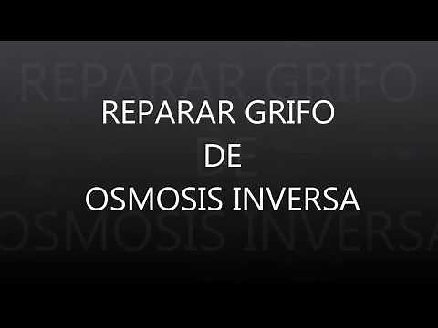 REVERSE OSMOSIS FAUCET REPAIR