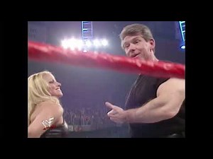 WWF Trish Stratus & Vince McMahon vs Stephanie & Regal