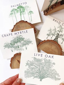 Wedding Table Cards TREES Among the Forest Choice of 12 Cards Printed on ONE Side Woodsy Rustic Doug Fir Live Oak Magnolia Redwood Sequoia - Etsy