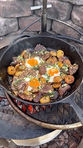 2.7M views · 77K reactions | Gotta love steak and eggs | Over The Fire Cooking by Derek Wolf | Facebook
