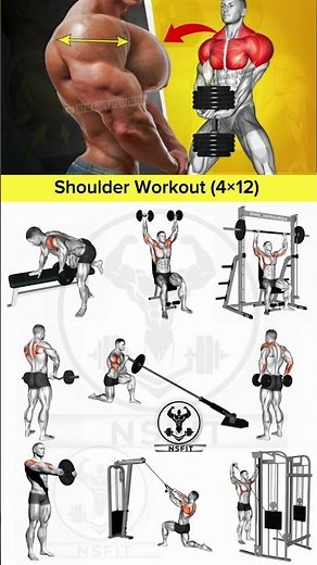 best shoulder exercises | shoulder workout at gym | shoulder workout with dumbbells #shoulder