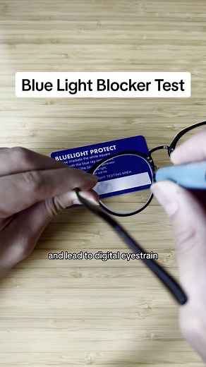 Do blue light blocking glasses actually work? 👀 Let’s test it out with our Blokz® lenses! #bluelight #bluelightblockingglasess #bluelightglasses #eyeglasses #prescriptionglasses #fyp #foryou