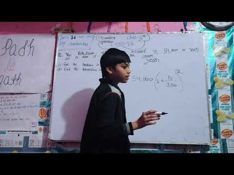 Comparing quantities .7.3 class 8th