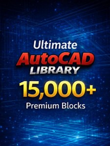 Boost Your AutoCAD Efficiency with 15,000 Blocks