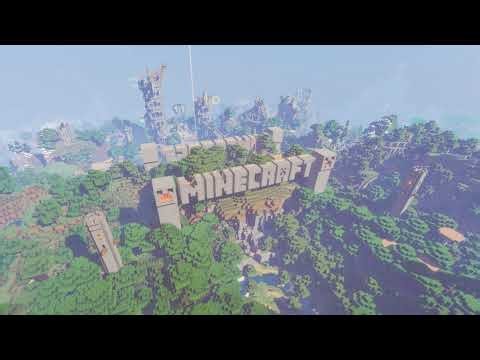 Je termine le château médiévale sur ma map créatif