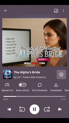 The Alpha's Bride Episode 227: Folder With Evidence #thealphasbride #listentothestory #fypageシ #fyp #listen #storytelling #moongoddess #wolf #bookstory #audiobook | Listen to the Story