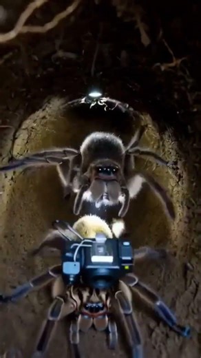 Animal Pov:Brave Entomologist Captures RARE Wolf Spider#pov#gopropov