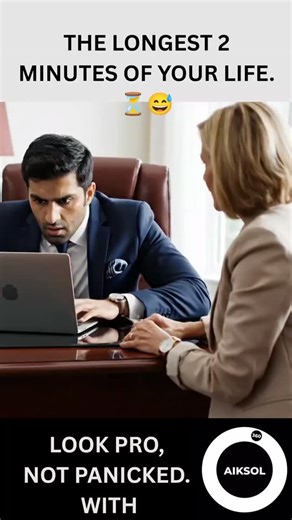 The longest 2 minutes of your life. ⏳😅 Client: "So, what's the update on the NOC?" Me: "One second... just pulling it up..." (Proceeds to click through 400 folders named 'New Folder' while sweating profusely) There is nothing worse than the Awkward Silence of a missing file. With Aiksol360, you type the client's name, and every document, NOC, and payment receipt appears instantly. Save yourself the sweat. Look pro, not panicked. Find the link in bio. #RealEstateHumor #ClientMeeting #AgencyLife 