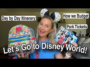 Disney World Planning! ✨ EASY Day by Day Itinerary, Cheap Flights, How We Budget & More! 🧳