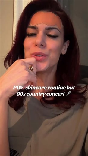 Lauren Mayell on Instagram: "I’m in my 90s/2000s country era today. 🎶 I’ve been told I sound like Martina McBride, a powerhouse, and this is exactly the kind of music that raised me. One of my favourite memories with my Dad is going to see Martina McBride at the Grey Eagle Event Centre. I cherish that night so much. 🥰❤️‍🔥 Now I’m out here doing skincare and singing like it’s soundcheck in my “Wonder Woman tiara” aka frownies forehead patches because healing my inner child and my forehead can 