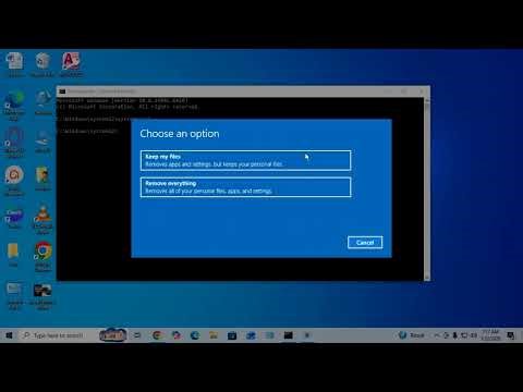 How to reset pc using command prompt ||Systemreset in CMD in Hindi