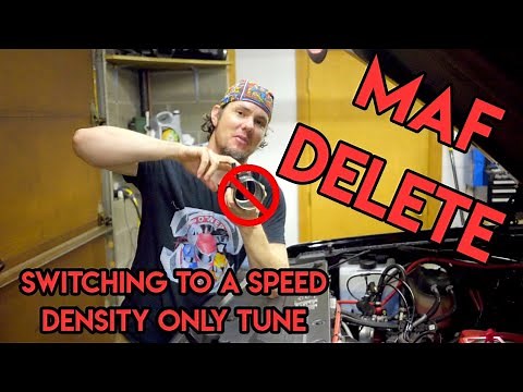 MAF Delete Setup To Run A Speed Density Only Tune Using HP Tuners