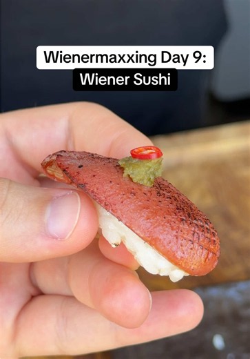 Wiener Sushi: Wienermaxxing Fine-Dining Sushi