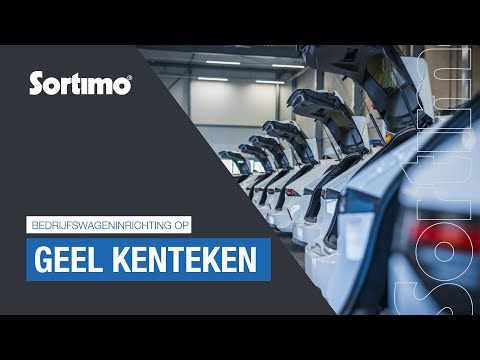 Bedrijfswagen op Geel kenteken? Sortimo